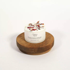candle rose du sejour