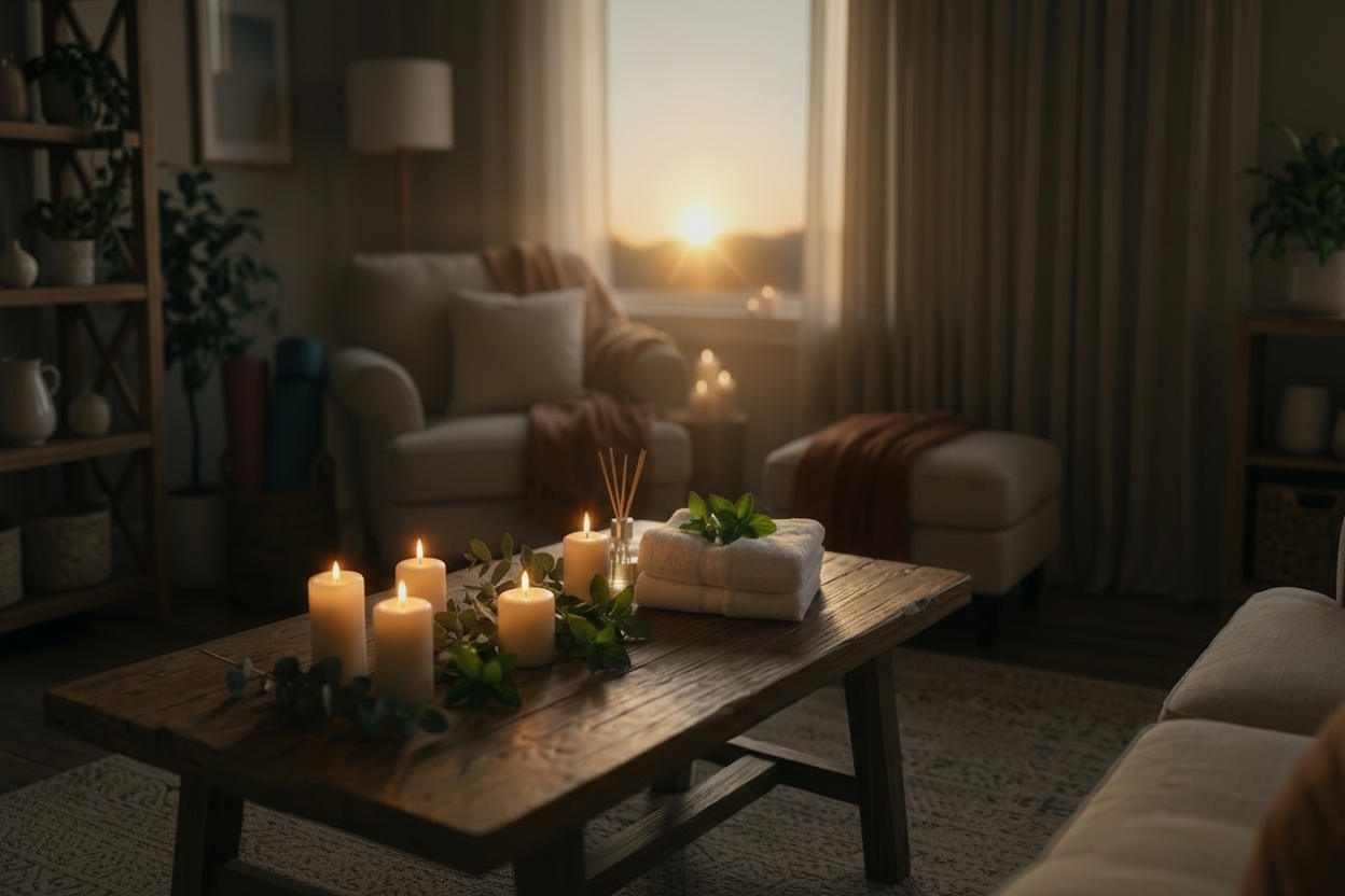 candles living room warm collection