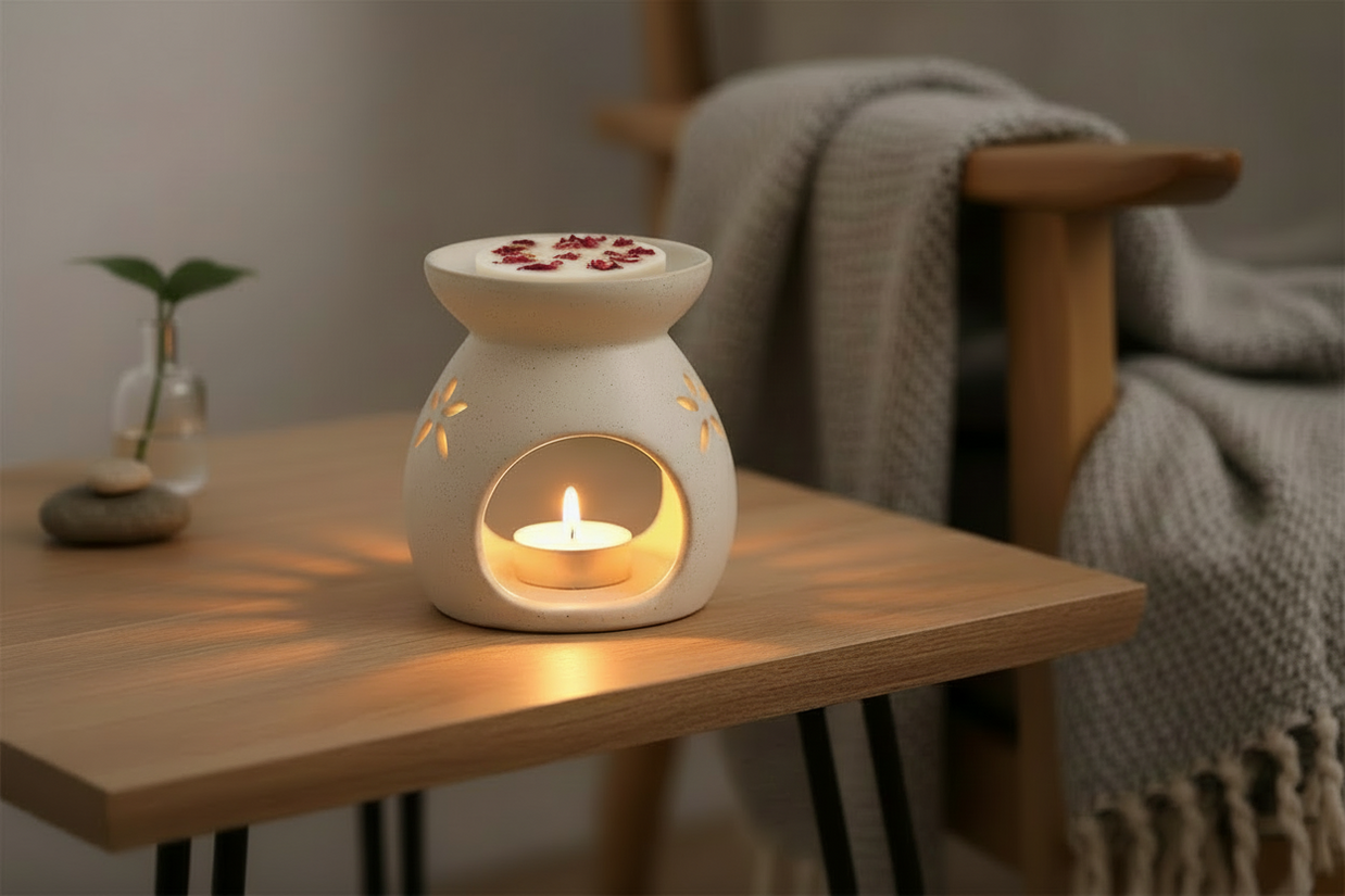 wax melt rose du sejour aroma burner